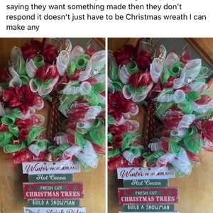 Wreaths candles candle holders